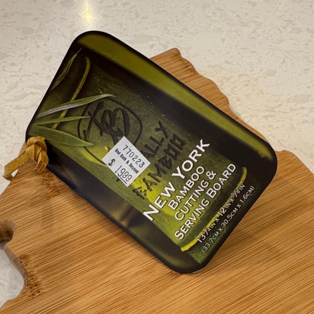Totally Bamboo New York State Cutting Board - Natural - Picture 2 of 4